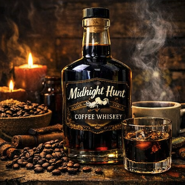 Midnight Hunt Coffee Whiskey bottle